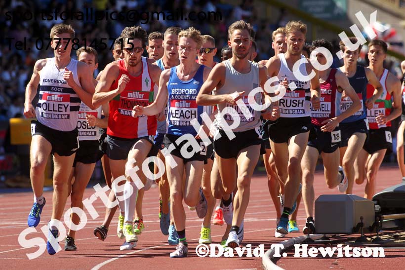 Mens 5000 metres, Muller British Championships, Alexander Stadium, Birmingham. Photo: David T. Hewitson/Sports for All Pics